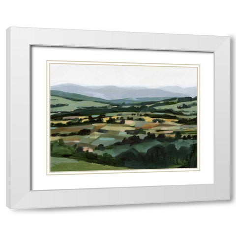 Homebound II White Modern Wood Framed Art Print with Double Matting by Borges, Victoria