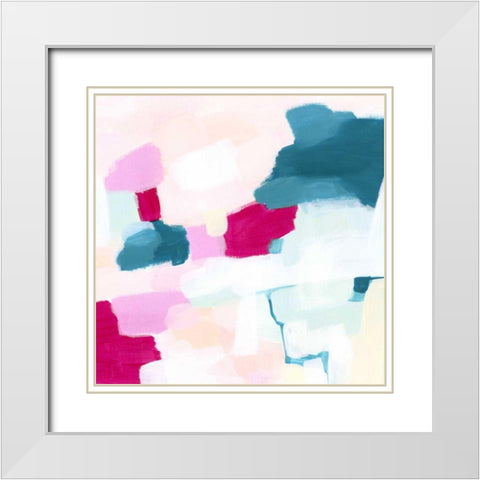 Sweet Stack II White Modern Wood Framed Art Print with Double Matting by Borges, Victoria