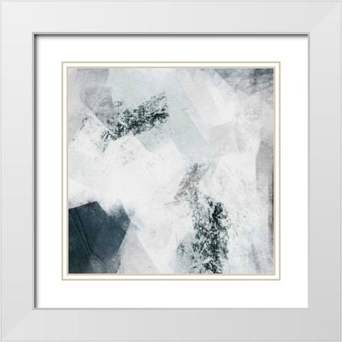 Mire I White Modern Wood Framed Art Print with Double Matting by Caroline, Emma