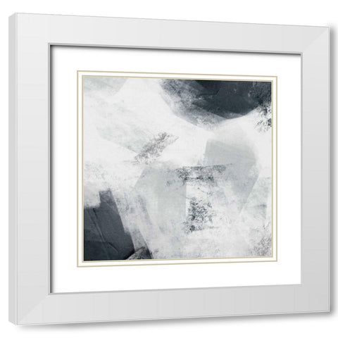 Mire II White Modern Wood Framed Art Print with Double Matting by Caroline, Emma