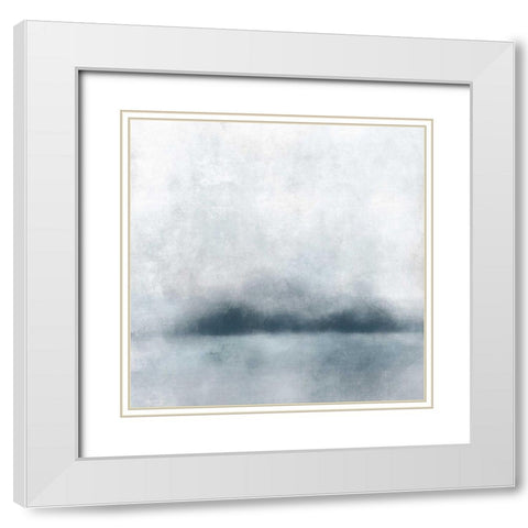 Quiet Fog II White Modern Wood Framed Art Print with Double Matting by Caroline, Emma