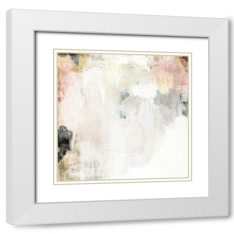 Stille I White Modern Wood Framed Art Print with Double Matting by Borges, Victoria