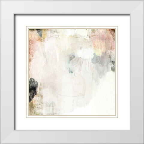Stille I White Modern Wood Framed Art Print with Double Matting by Borges, Victoria