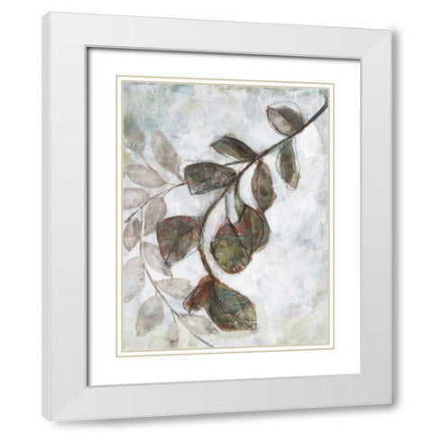 Dream Branches I White Modern Wood Framed Art Print with Double Matting by Goldberger, Jennifer