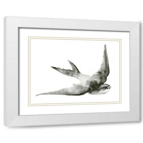 Cloud Chasers I White Modern Wood Framed Art Print with Double Matting by Green, Jacob
