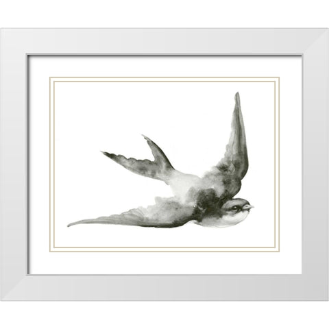 Cloud Chasers I White Modern Wood Framed Art Print with Double Matting by Green, Jacob