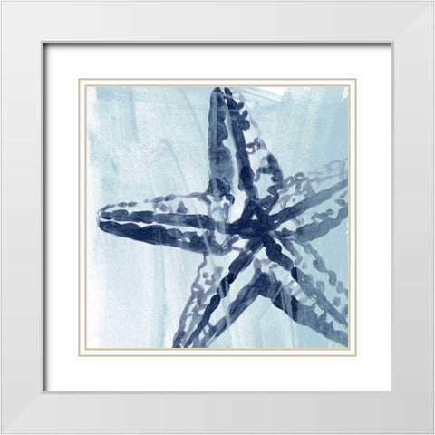 Ocean Study VIII White Modern Wood Framed Art Print with Double Matting by Vess, June Erica