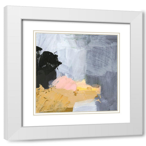 Niebla II White Modern Wood Framed Art Print with Double Matting by Borges, Victoria