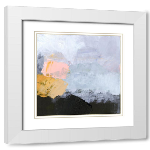 Niebla III White Modern Wood Framed Art Print with Double Matting by Borges, Victoria