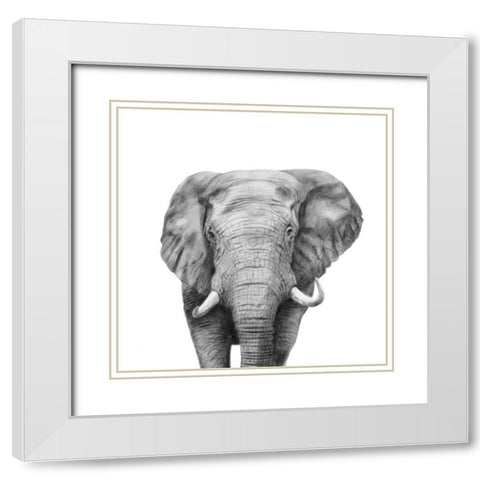 Back Up Plan IV White Modern Wood Framed Art Print with Double Matting by Borges, Victoria