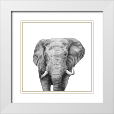 Back Up Plan IV White Modern Wood Framed Art Print with Double Matting by Borges, Victoria