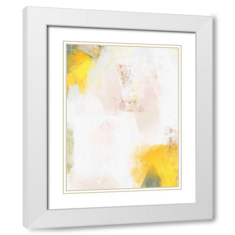 Frenzy II White Modern Wood Framed Art Print with Double Matting by Caroline, Emma