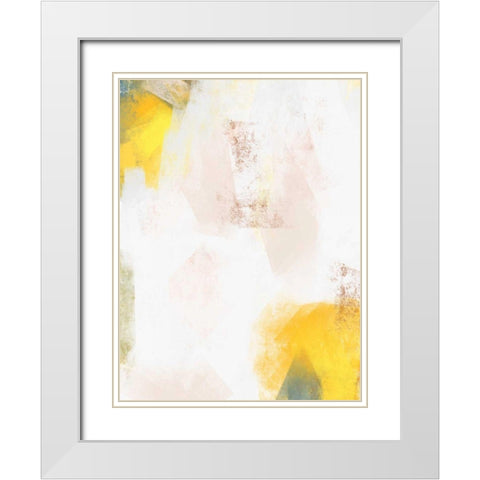 Frenzy II White Modern Wood Framed Art Print with Double Matting by Caroline, Emma