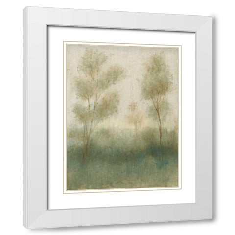 A Wonderful Day I White Modern Wood Framed Art Print with Double Matting by OToole, Tim