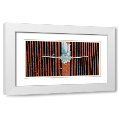 Car Graveyard I White Modern Wood Framed Art Print with Double Matting by McLoughlin, James