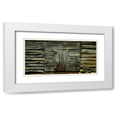 Barnside II White Modern Wood Framed Art Print with Double Matting by McLoughlin, James
