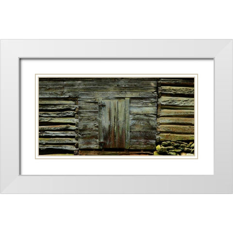 Barnside II White Modern Wood Framed Art Print with Double Matting by McLoughlin, James