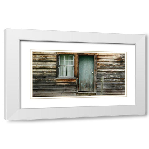 Barnside V White Modern Wood Framed Art Print with Double Matting by McLoughlin, James