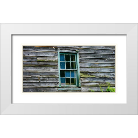Barnside VI White Modern Wood Framed Art Print with Double Matting by McLoughlin, James