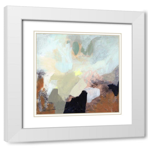 Alpenpass I White Modern Wood Framed Art Print with Double Matting by Barnes, Victoria