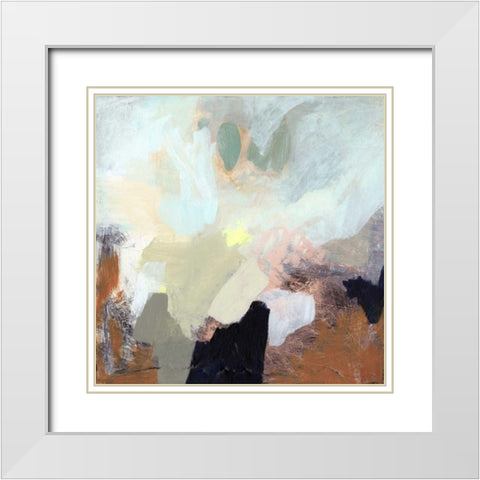 Alpenpass I White Modern Wood Framed Art Print with Double Matting by Barnes, Victoria