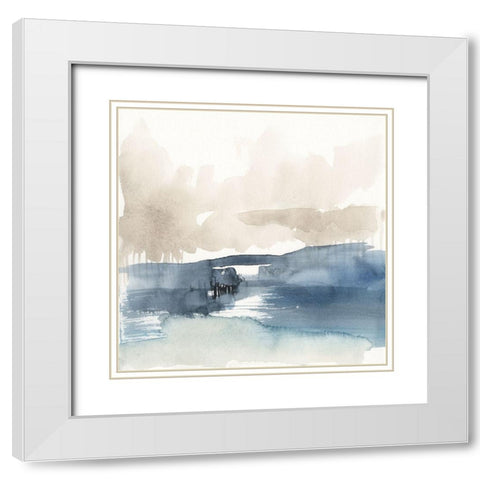 Fog on the Horizon IV White Modern Wood Framed Art Print with Double Matting by Goldberger, Jennifer