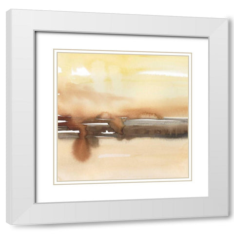 Ocaso I White Modern Wood Framed Art Print with Double Matting by Popp, Grace