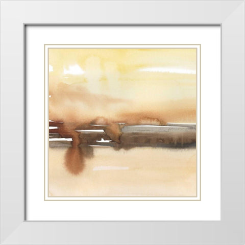 Ocaso I White Modern Wood Framed Art Print with Double Matting by Popp, Grace
