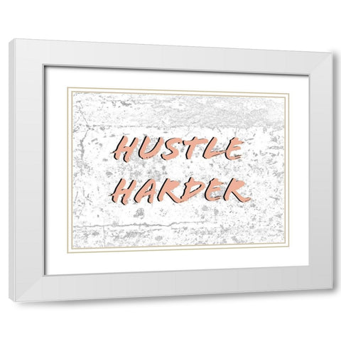 Hustlers III White Modern Wood Framed Art Print with Double Matting by Fagalde, Jarman