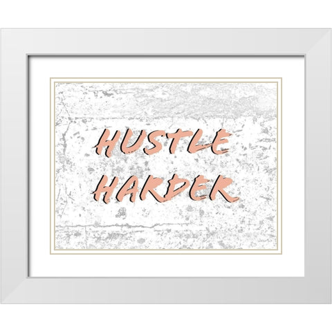 Hustlers III White Modern Wood Framed Art Print with Double Matting by Fagalde, Jarman