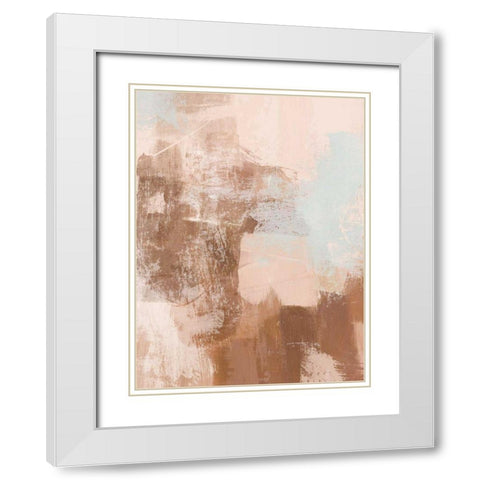 Affogato II White Modern Wood Framed Art Print with Double Matting by Barnes, Victoria