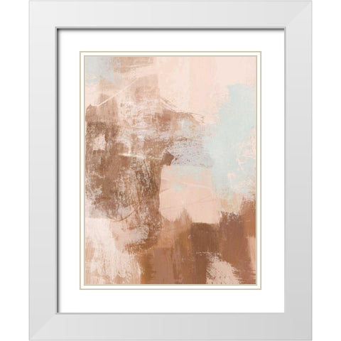 Affogato II White Modern Wood Framed Art Print with Double Matting by Barnes, Victoria