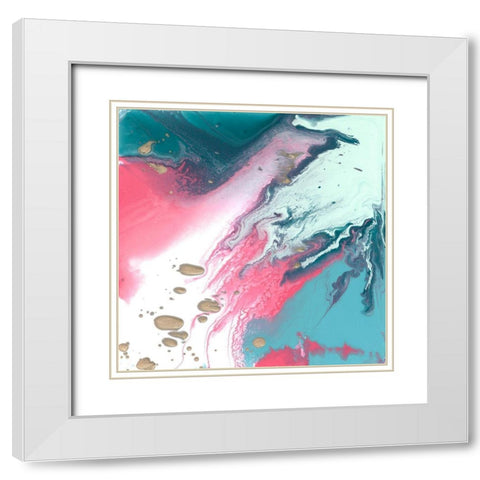 Unintended Consequences II White Modern Wood Framed Art Print with Double Matting by Studio W