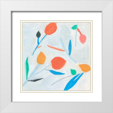 Ripening I White Modern Wood Framed Art Print with Double Matting by Wang, Melissa