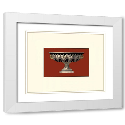 Small Antique Vase IV White Modern Wood Framed Art Print with Double Matting by Antonini, Da Carlo