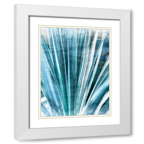 Greenery Essence II White Modern Wood Framed Art Print with Double Matting by Bane, Eva