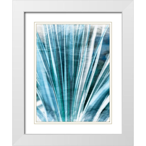 Greenery Essence II White Modern Wood Framed Art Print with Double Matting by Bane, Eva