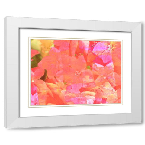 Joyful Summer II White Modern Wood Framed Art Print with Double Matting by Bane, Eva