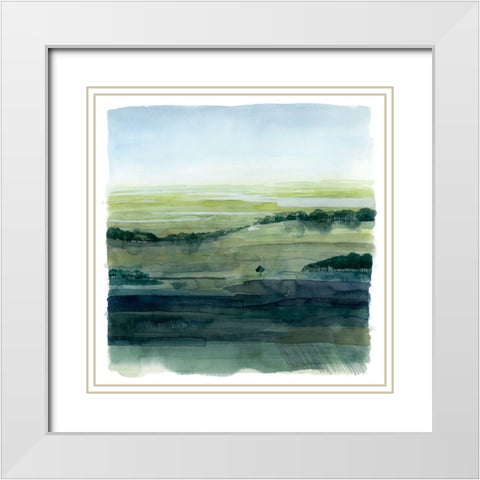 Plain Memory II White Modern Wood Framed Art Print with Double Matting by Popp, Grace