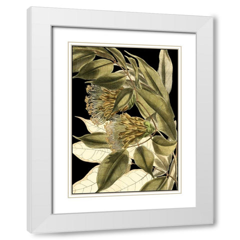 Tranquil Tropical Leaves VI White Modern Wood Framed Art Print with Double Matting by Vision Studio