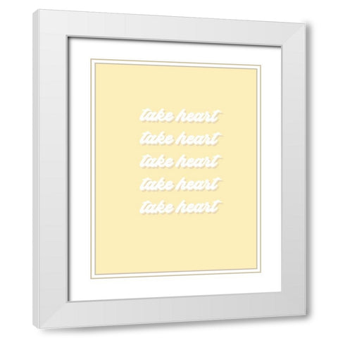 You Got It II White Modern Wood Framed Art Print with Double Matting by Hambly, Anna