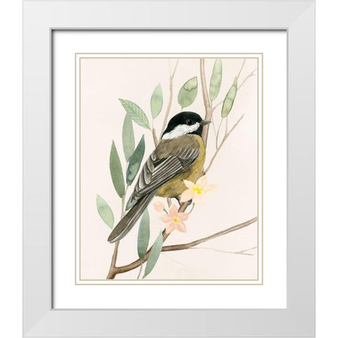 Tree Toppers III White Modern Wood Framed Art Print with Double Matting by Popp, Grace