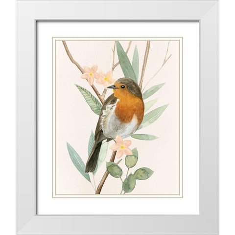 Tree Toppers IV White Modern Wood Framed Art Print with Double Matting by Popp, Grace