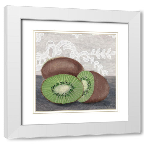 Lauras Harvest III White Modern Wood Framed Art Print with Double Matting by Ludwig, Alicia