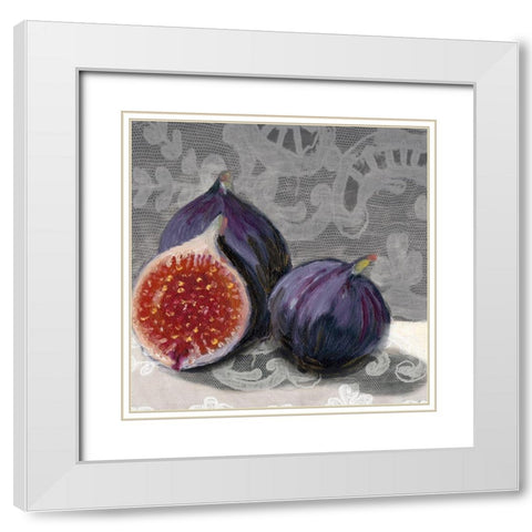 Lauras Harvest V White Modern Wood Framed Art Print with Double Matting by Ludwig, Alicia