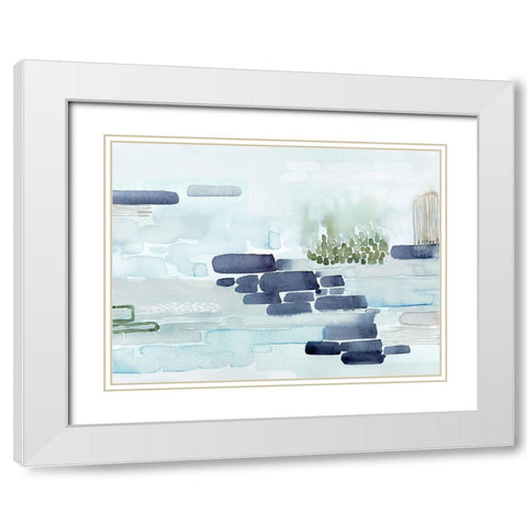 Fenland II White Modern Wood Framed Art Print with Double Matting by Popp, Grace