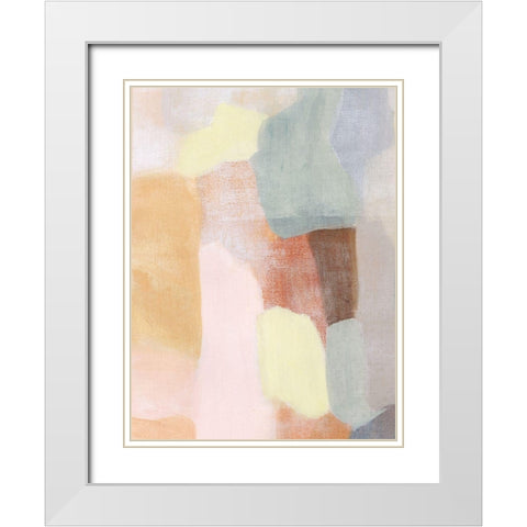 Faint Awareness I White Modern Wood Framed Art Print with Double Matting by Popp, Grace