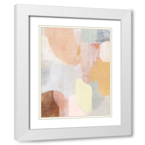 Faint Awareness II White Modern Wood Framed Art Print with Double Matting by Popp, Grace