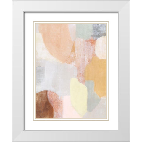 Faint Awareness II White Modern Wood Framed Art Print with Double Matting by Popp, Grace