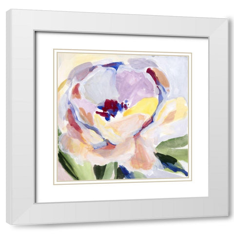 Spring Forth I White Modern Wood Framed Art Print with Double Matting by Warren, Annie